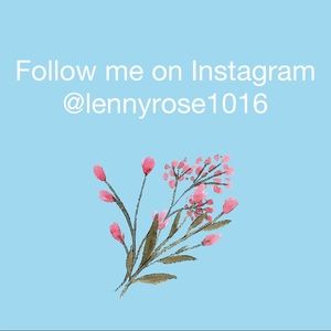 Follow me on Instagram